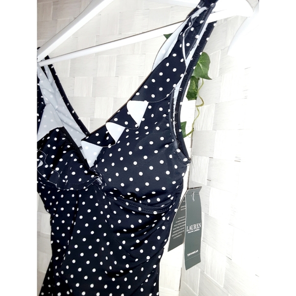 Lauren Ralph Lauren Polkadot 2-Piece Swim Wear - Picture 13 of 16
